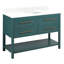 Ensemble de meuble-lavabo simple 48 po avec lavabo encastrable ovale Robertson-95318829-75247210-75247209