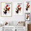 «Red and Black Abstract Dreamscape III», reproduction d'art sur toile-299592942-299592940