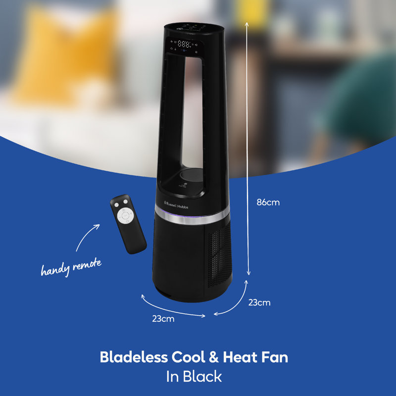 Russell Hobbs Rhbldl25b Bladeless Cool And Heat In Black