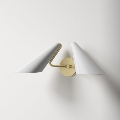 Ryshon 2 Light Dimmable Armed Sconce