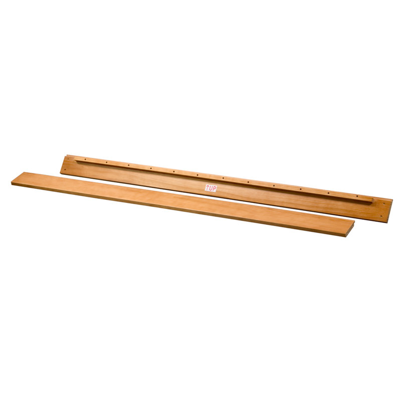 Twin/Full Size Conversion Kit Bed Rails, Honey Oak