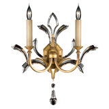 Beveled Arcs 2 - Light Candle Wall Light