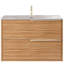 Meuble-lavabo mural simple 32 po Nora-130665833