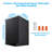 LED Square Up Down Wall Light Outdoor, CRI90+, 3000K Warm White