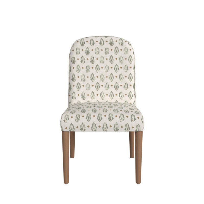 Arshaluys 19.1'' H Upholstered Dining Chair, Sage Paisley Medallion