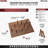 Rev-A-Shelf Walnut Trim to Fit Drawer Peg Board Insert with Wooden Pegs