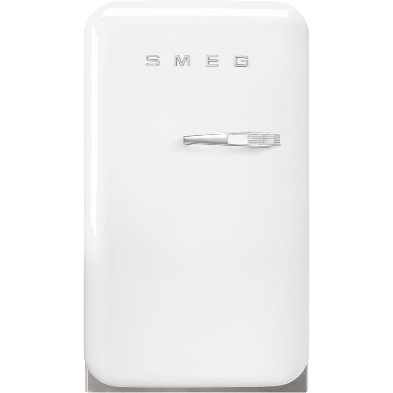 SMEG Style rétro des années 50 Mini réfrigérateur autoportant, Blanc, Gauche