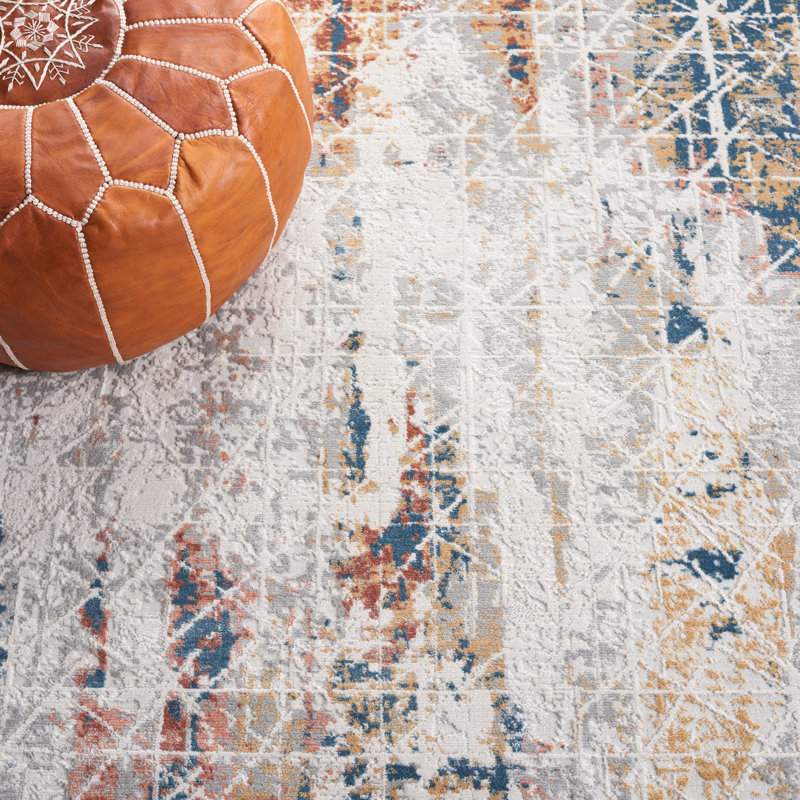 Tapis abstrait Invista Performance, Tapis de couloir 2 pi x 8 pi
