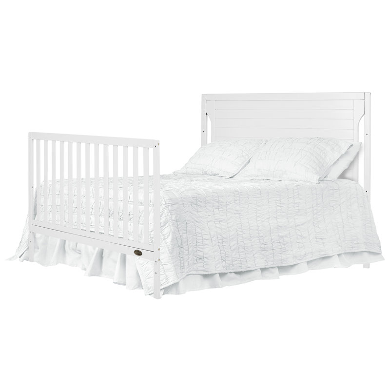 Dream On Me White Pine 4-in-1 Convertible Crib