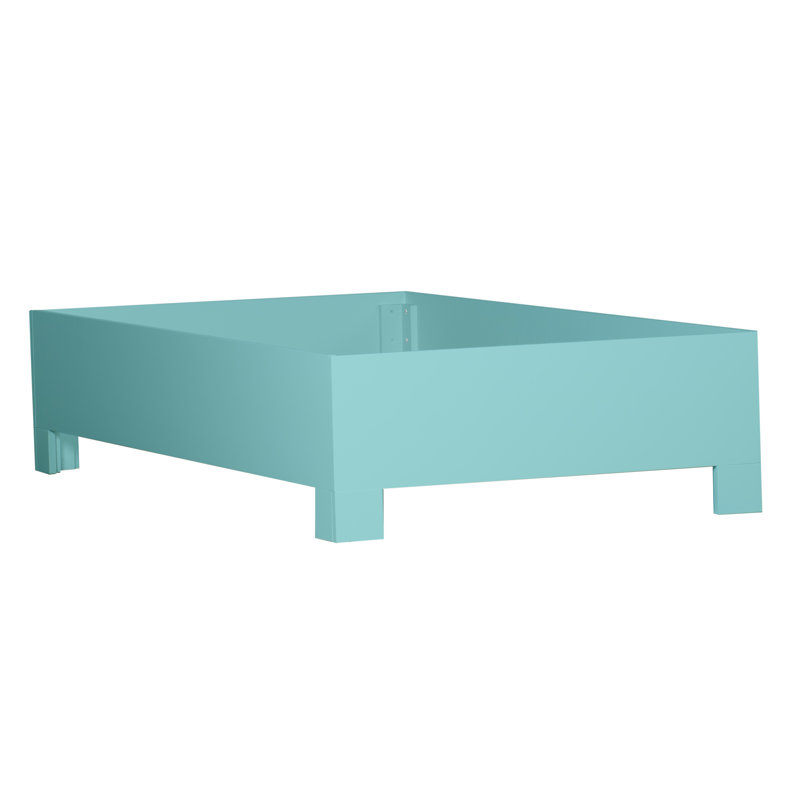16" Standard Bed Frame, Turquoise, Twin