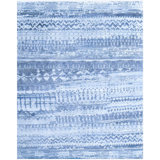 Neo Villa Chevron Area Rug in Blue