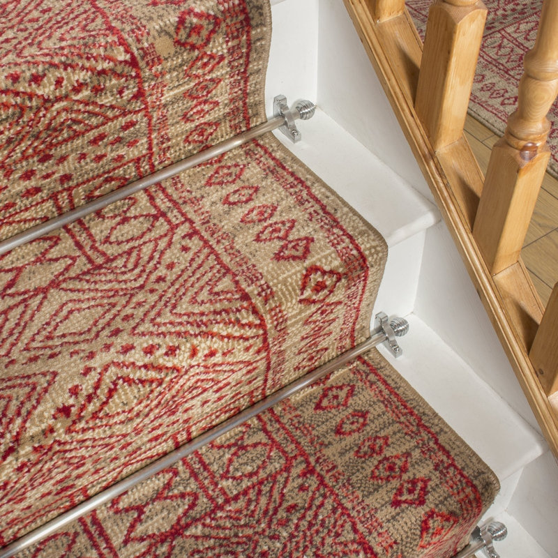 Stair Runner Geometric Area Rug, Stair Runner 100 x 720 cm