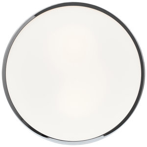 Orren Ellis Josahua Glass Flush Mount & Reviews | Wayfair