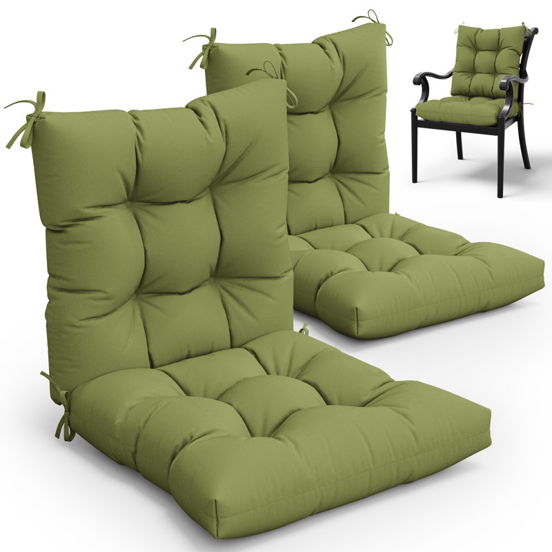 Indoor And Outdoor 5"  Seat/Backcushion, Light Green