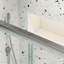 Porte de douche à dérivation - 50 54 po x 70 po, finition chromée, verre trempé de 1/4 po, test de 36 000 fois, fonction de fuite coulissante chromée, installation facile, système de résistance aux fuites-123109311