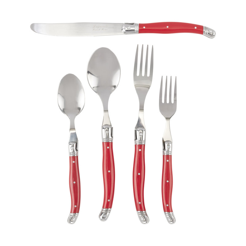 French Home French Home Laguiole 20 Piece Stainless Steel Flatware Set, Service for 4