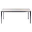 Teodora Rectangular Glass Outdoor Dining Table - 180 cm W 90 cm D-642689951