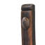 Porte-bougie mural Whiskey Barrel Stave en acier forgé et clavos