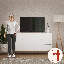 Ensemble de chambre à coucher 3 pièces Bernando - Commode 6 tiroirs et 2 tables de chevet 2 tiroirs-100929415
