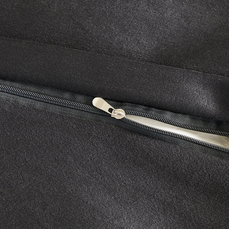 Ensemble de literie EMME Luxury, Très grand lit, Teinture sur nœud, gris