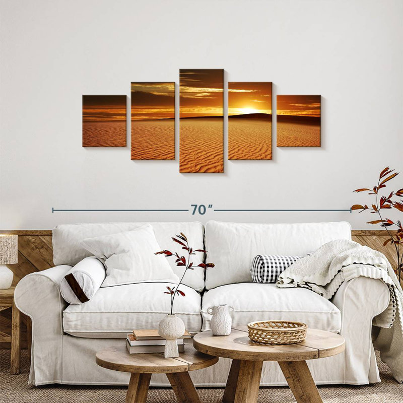 Desert Nightfall, 24" H x 55" W