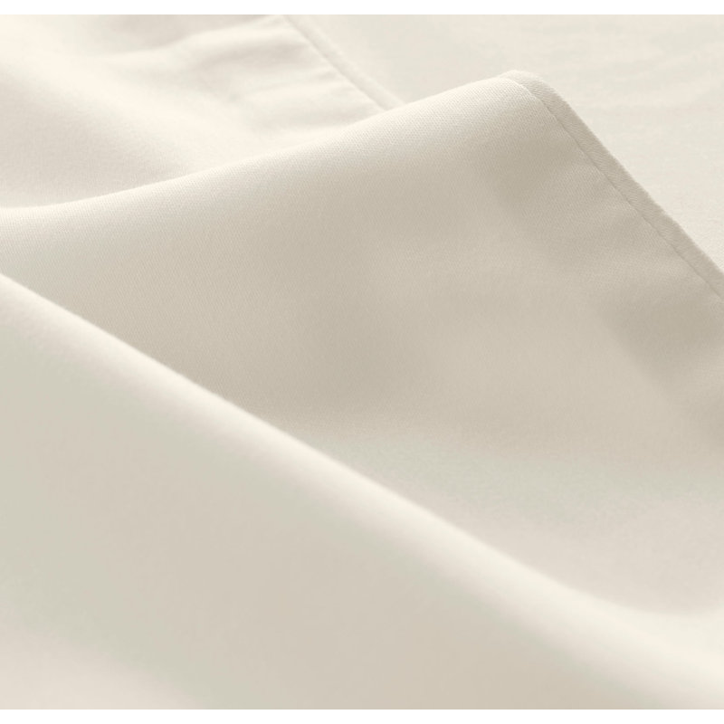 Signature Embellished Sheet Set, Split King Sheet Set with 5 Additional Pieces, Cream