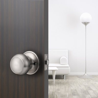 Privacy Door Knobs with Round Rosette