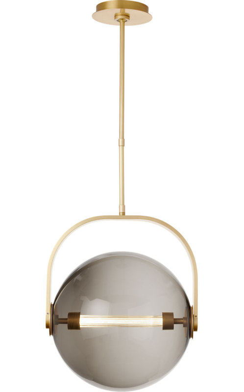 Fues Medium Pendant, Brown