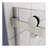 Bathtub shower door, sliding door, with 5/16" tempered glass and 6058-112318718