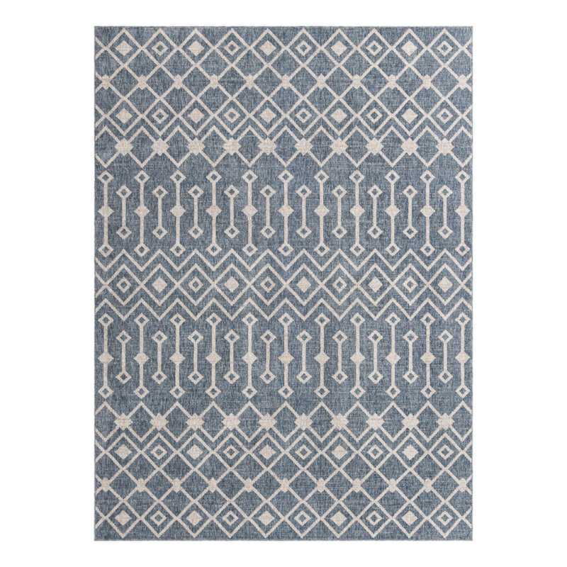 Barnkine Geometric Indoor Rug, Rectangle 7'10" x 10'