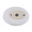 Myhomekeepers 13'' Ceramic Circular Bathroom Sink
