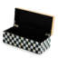 Courtly Check Large Lacquer Decorative Box With Gold Hinged Lid-2073164640-2073164641