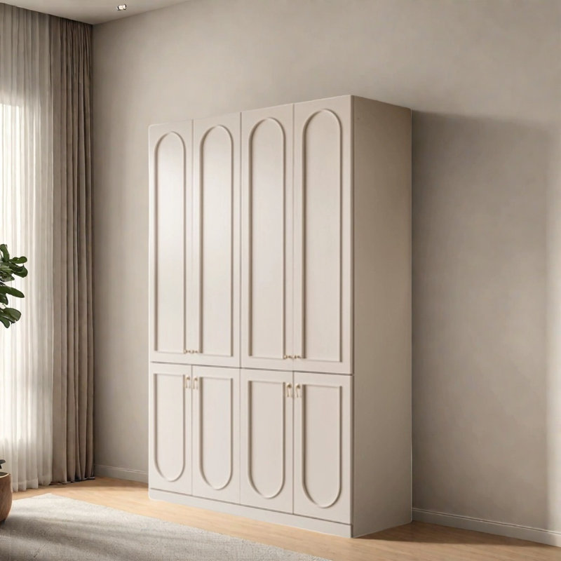 Garde-robe de luxe simple et moderne, H 82,68 po x l 62,99 po x P 23,62 po