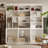 Modern MDF Bookcase With Ample Storage - Elegant Shelving Unit With Doors For Living Room And Office