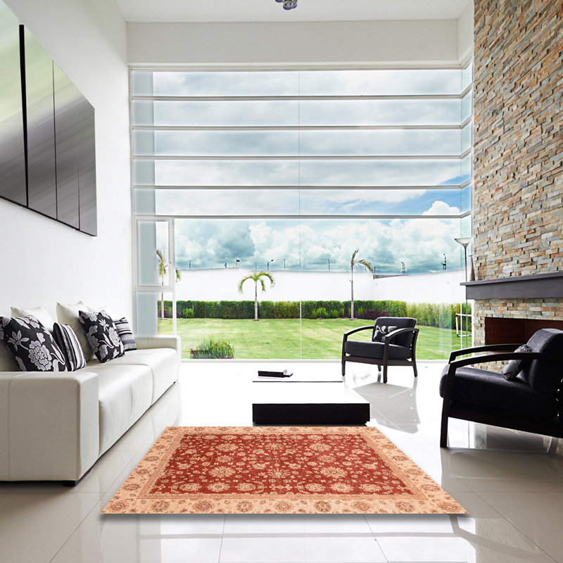 Abstract Indoor Rug, Square 4'