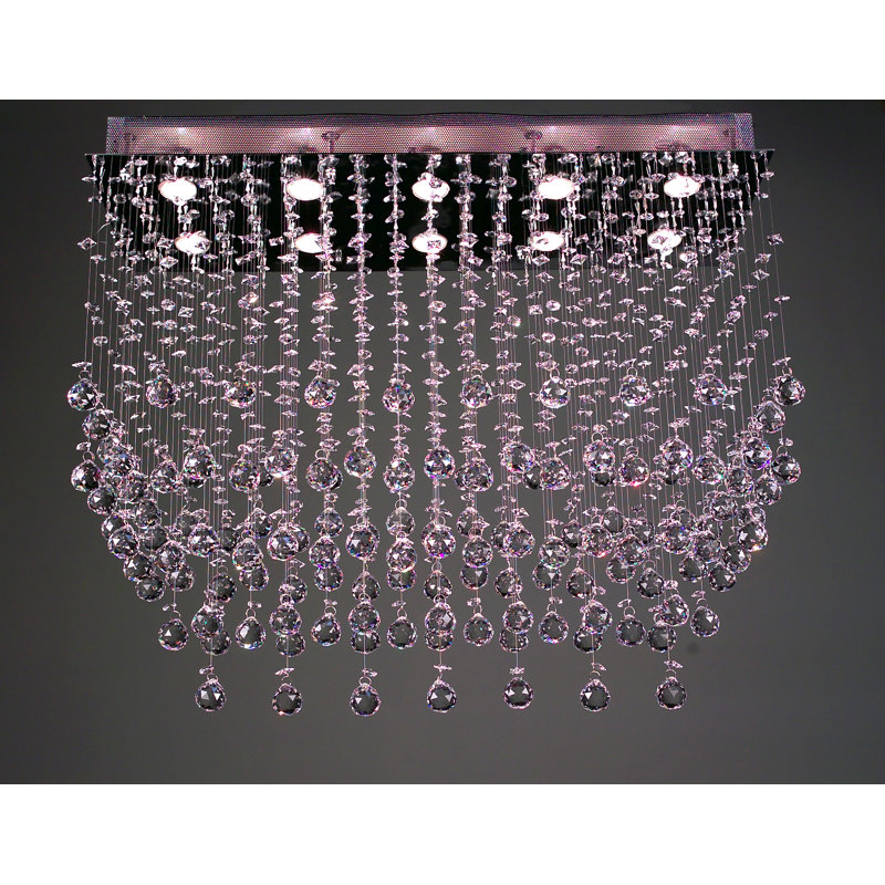 Lustre 10 lumières unique/rectangulaire Griffey