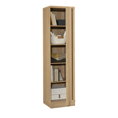 Merton Hall Single-Door Storage Cabinet In Dakota Oak by Ebern Designs