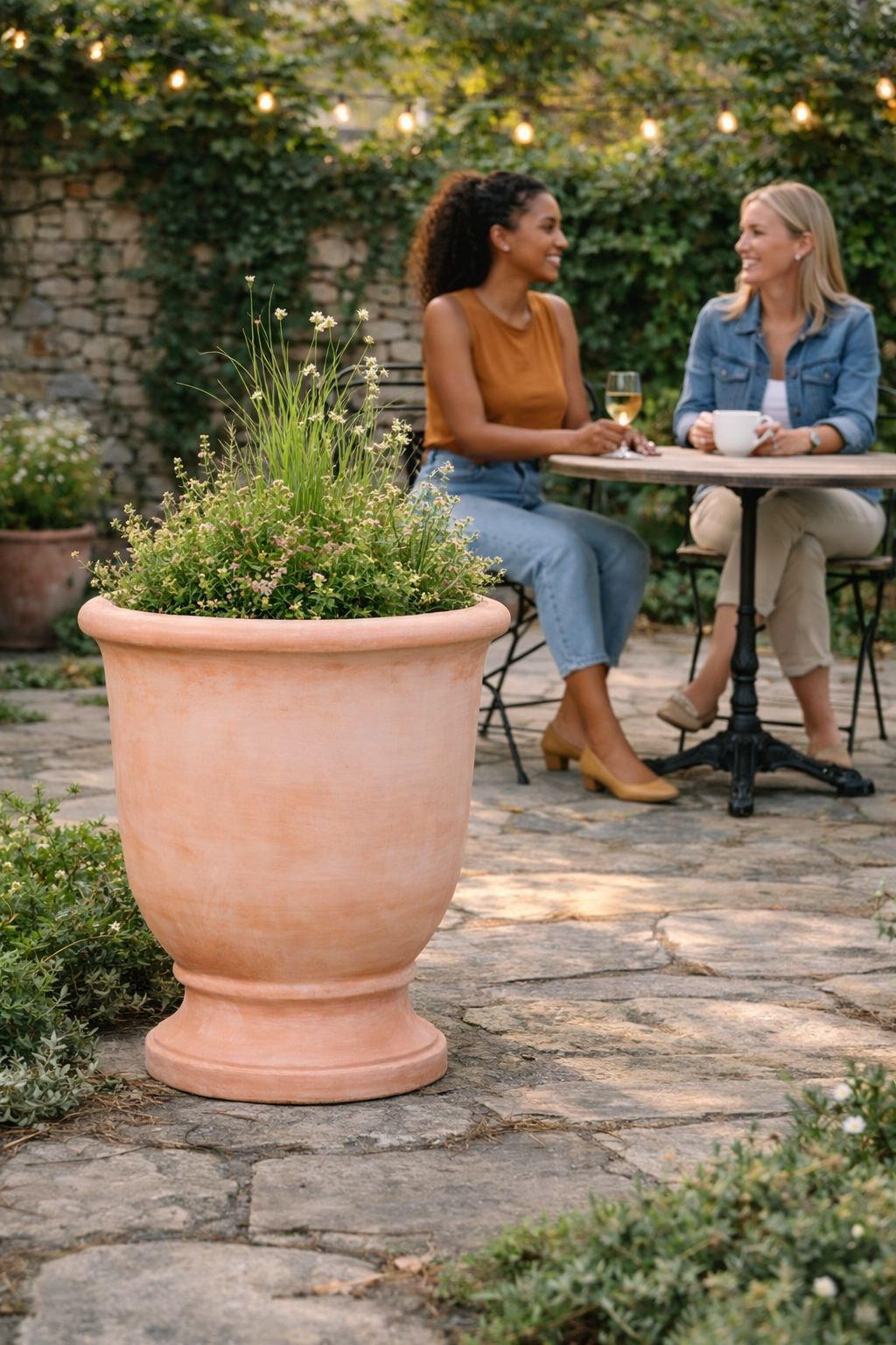 Urn, 24 in., Terracotta