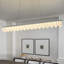 Modern LED Pendant Lights,  Chandelier Dimmable with Remote Control 3000k-6000K Adjustable Colour Temperature, Aluminum Island Lighting Lamp Fixture for Kitchen, Dining Room, Billiard Room