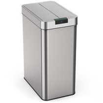 SANIWISE Automatic Sensor Trash Can with Lid 50 Liter/13 Gallon Stainl –  Saniwise