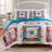 Harmony Patchwork Print Quilt Set-818304011
