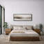 «Soft Neutral Horizon», impression de salon minimaliste, impression sur toile encadrée-126054674-126054677