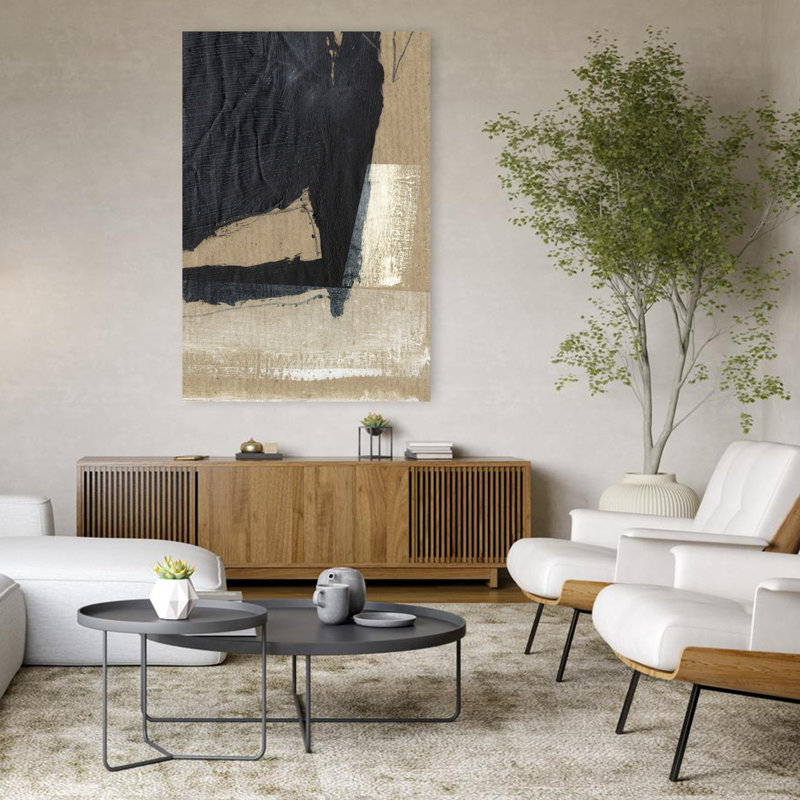 Art contemporain contemporain abstrait, H 48 po x l 32 po