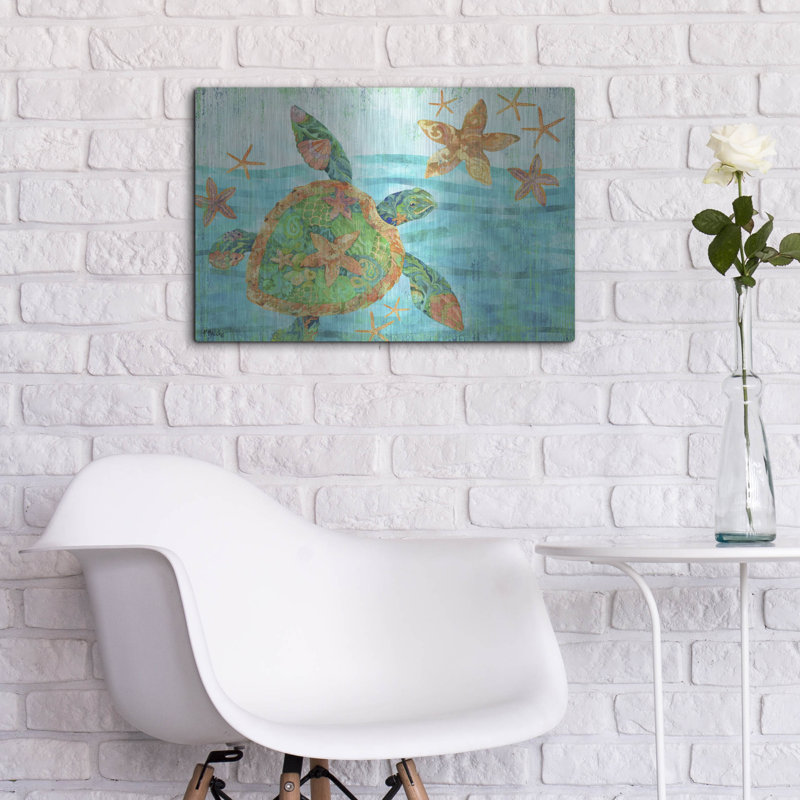 «Nassau Turtle Horizontal I» par Paul Brent, H 16 po x l 24 po