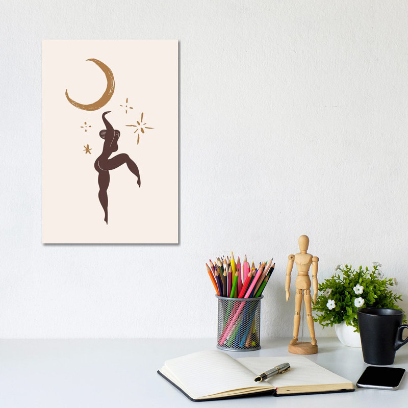 Zodiac Gymnast 1 Piece Wrapped Canvas Painting, 20.32 cm H x 30.48 cm W