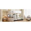 Lit simple superposé au-dessus de grand lit simple avec armoires de rangement et ports USB-1219647915-1219647913