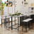 Reitz Wood and Metal 3-Piece Dining Set-1508065151-1508065148