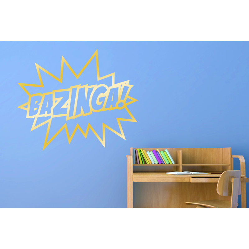 Wall Decal, Large, Shiny Gold