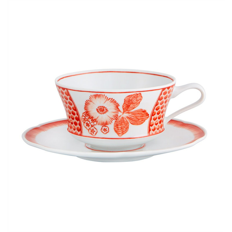 Coralina Porcelain China Dinnerware Set 20 Piece - Service for 4