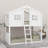 House-Style Bunk Bed With Built-In Ladder-99231161